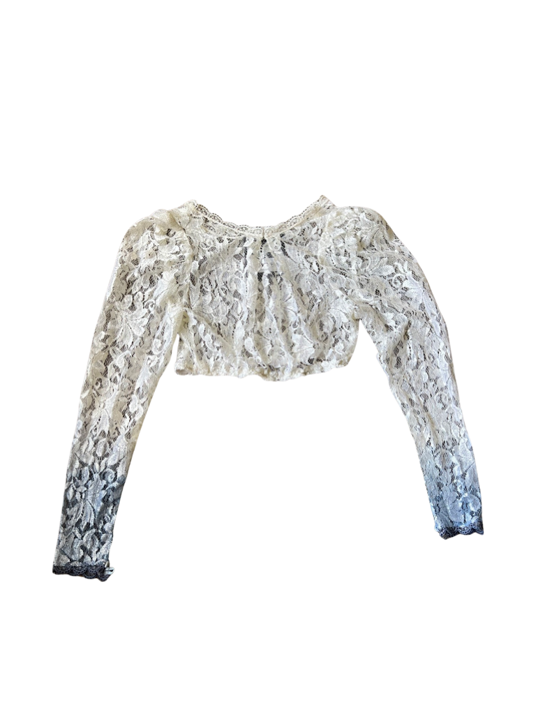 the LACE CROPPED TOP