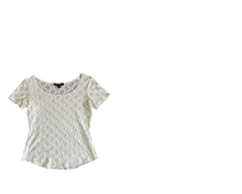 Load image into Gallery viewer, the TUGGED LACE TOP