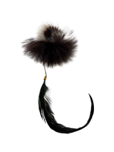Load image into Gallery viewer, the FUZZY FEATHER BROOCH
